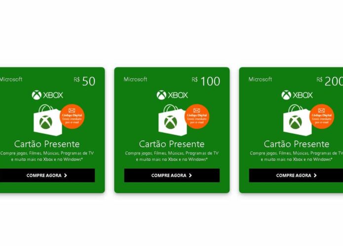 Como adicionar créditos pré-pagos no Xbox usando gift cards