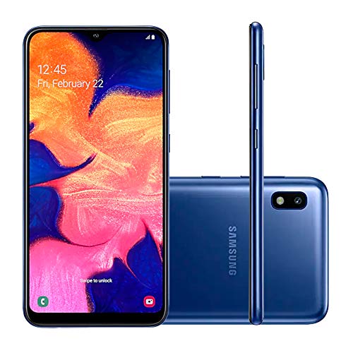 Smartphone Samsung Galaxy A10, 32Gb, Tela 6.2'', Azul, Sm-A105Mzbkzto