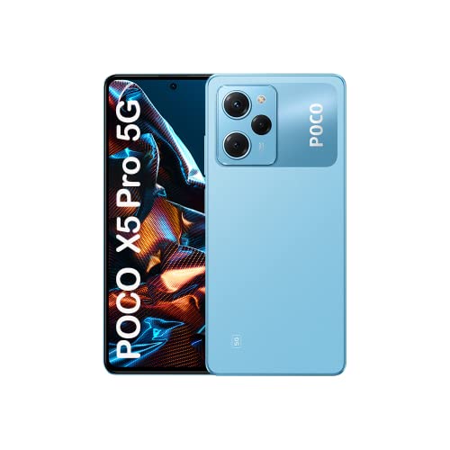 Smartphone Xiaomi POCO X5 Pro 5G Dual SIM 8GB 256GB 6,67" FHD+ 108MP 5000mAh 67W Carregamento (Azul)